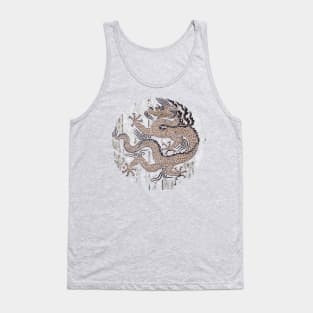 wood dragon Tank Top